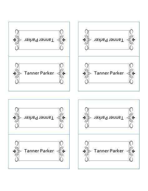 printable place cards.